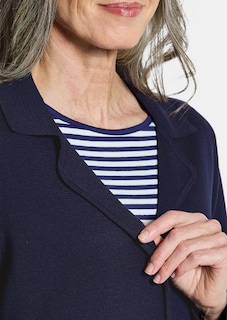 Blazer en tricot avec poches plaquées thumbnail 5