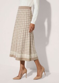 Jupe en tricot à motif pied-de-poule thumbnail 5
