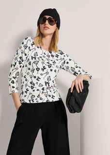 Shirt mit Fantasy-Print und Strass thumbnail 5