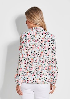 Blouse intemporelle avec imprimé haut en couleur thumbnail 3