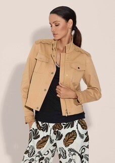 Kurze Jacke mit edler Madeira-Spitze thumbnail 2