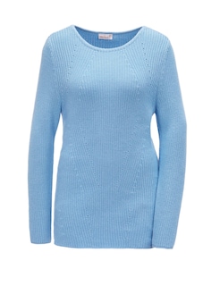 Figurschmeichelnder Pullover aus reiner Baumwolle thumbnail 7
