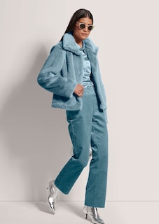 Modische Kurzjacke aus Webpelz thumbnail 5