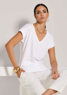 Casual V-neck top thumbnail 5