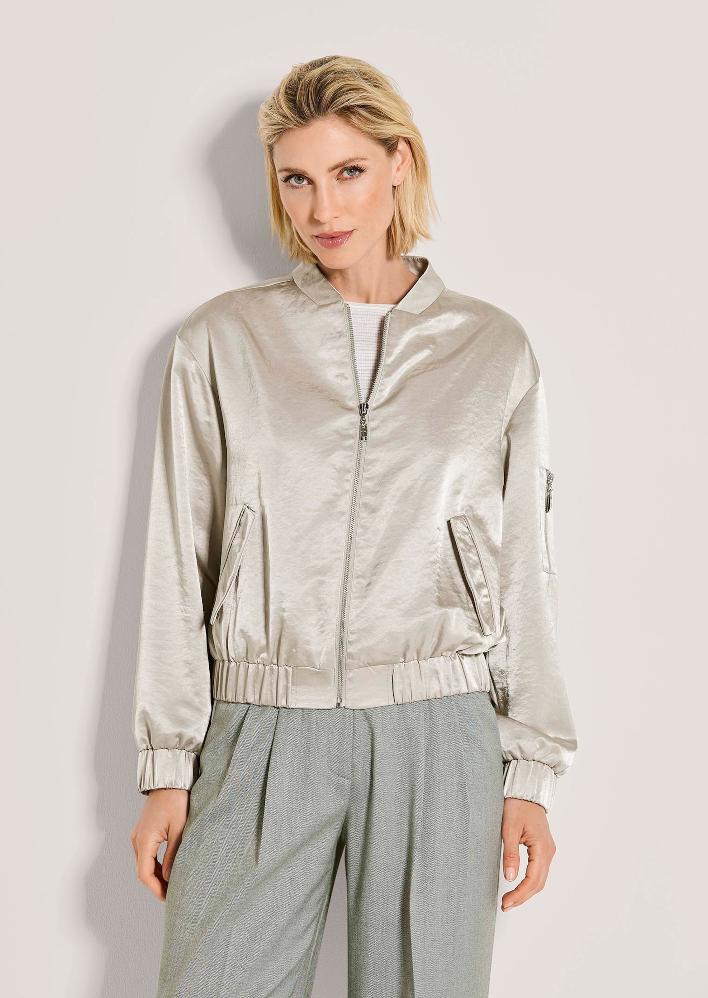 Satinblouson