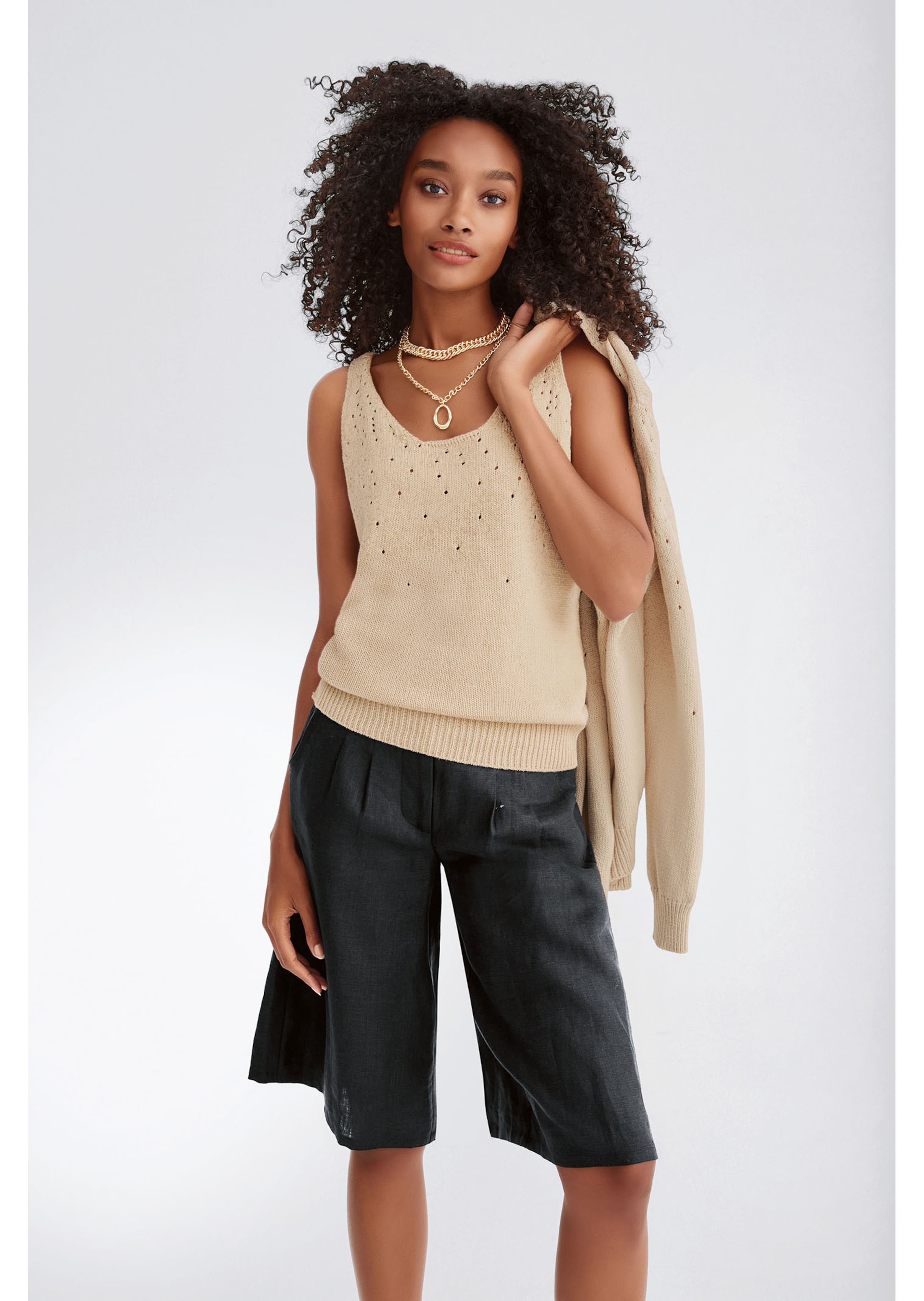 Elegant tricot topje