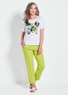 Shirt met print en borduursel thumbnail 2