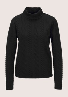 Sweatshirt met kabelpatroon thumbnail 7