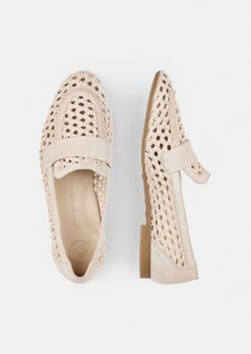 Geflochtener Slipper mit Leder-Details thumbnail 2