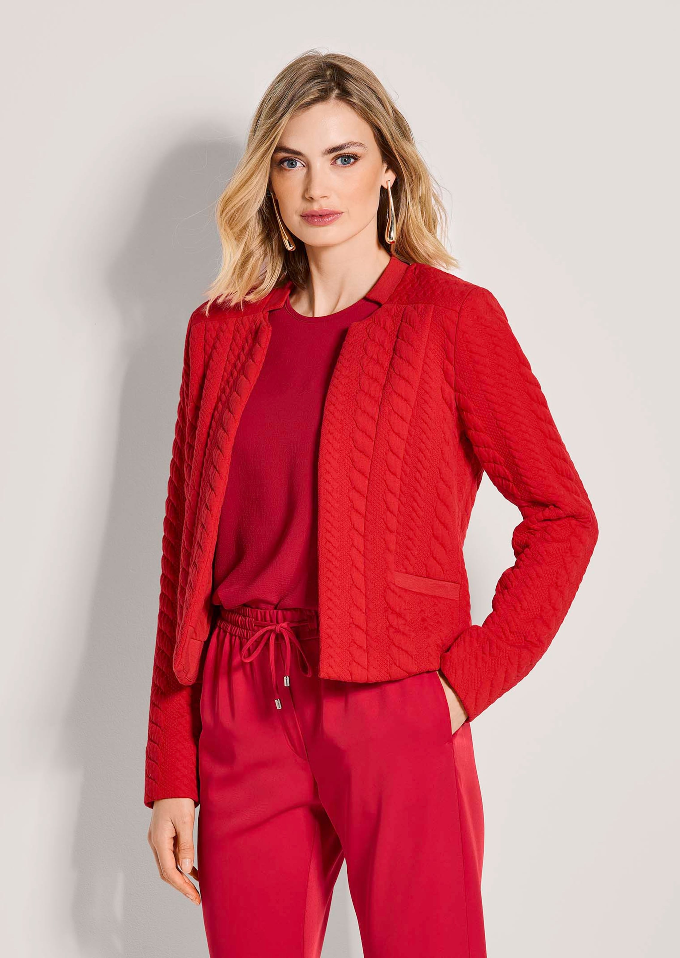 Kurzer Jerseyblazer