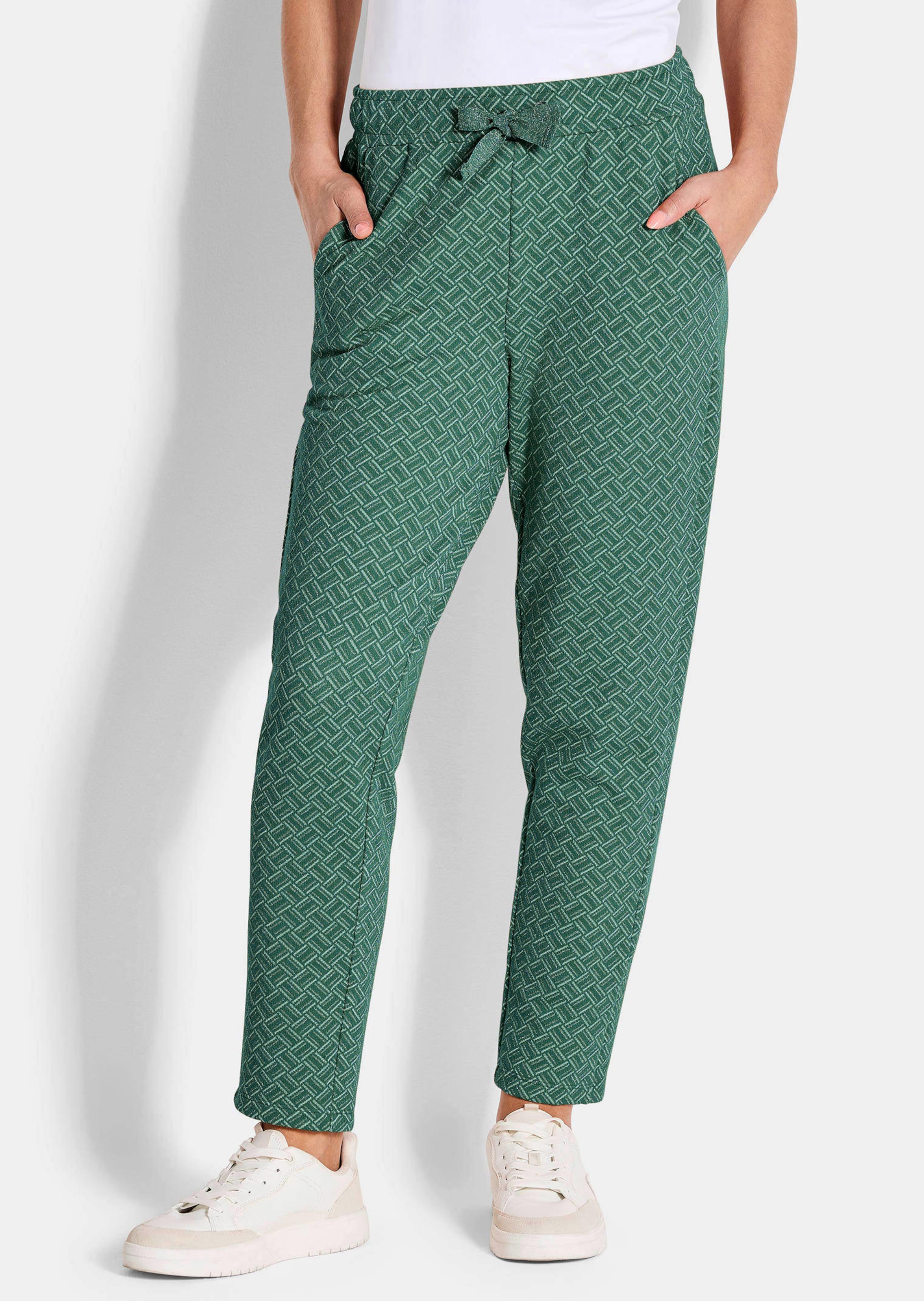 Vrijetijdsbroek met glansdetails