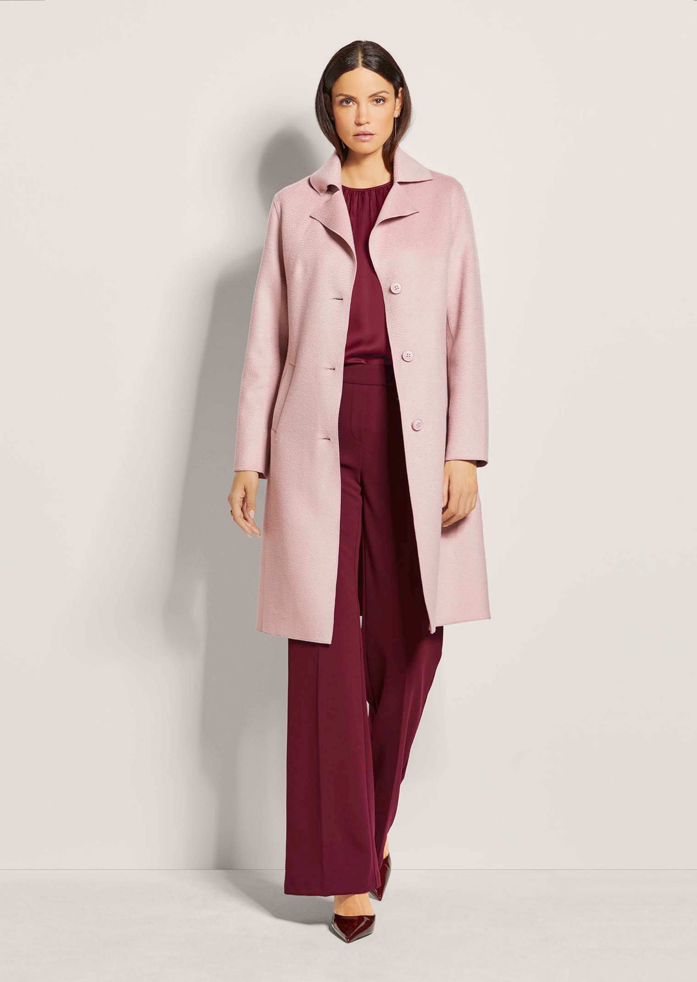 Manteau double face en pure laine