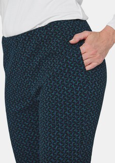 Jacquardhose mit Stretch thumbnail 5