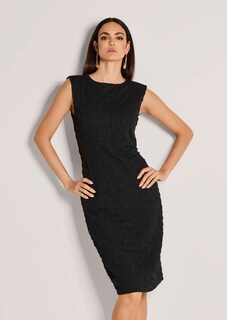 Ärmelloses Etui-Kleid in Struktur-Qualität thumbnail 1