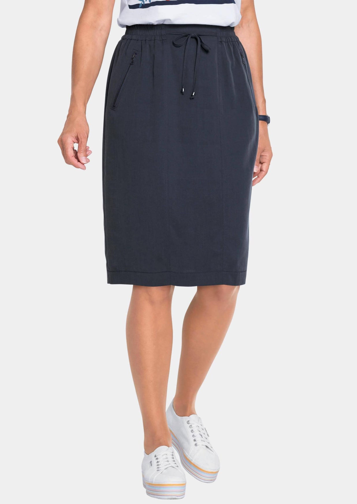 Elegante, sportieve rok van Tencel