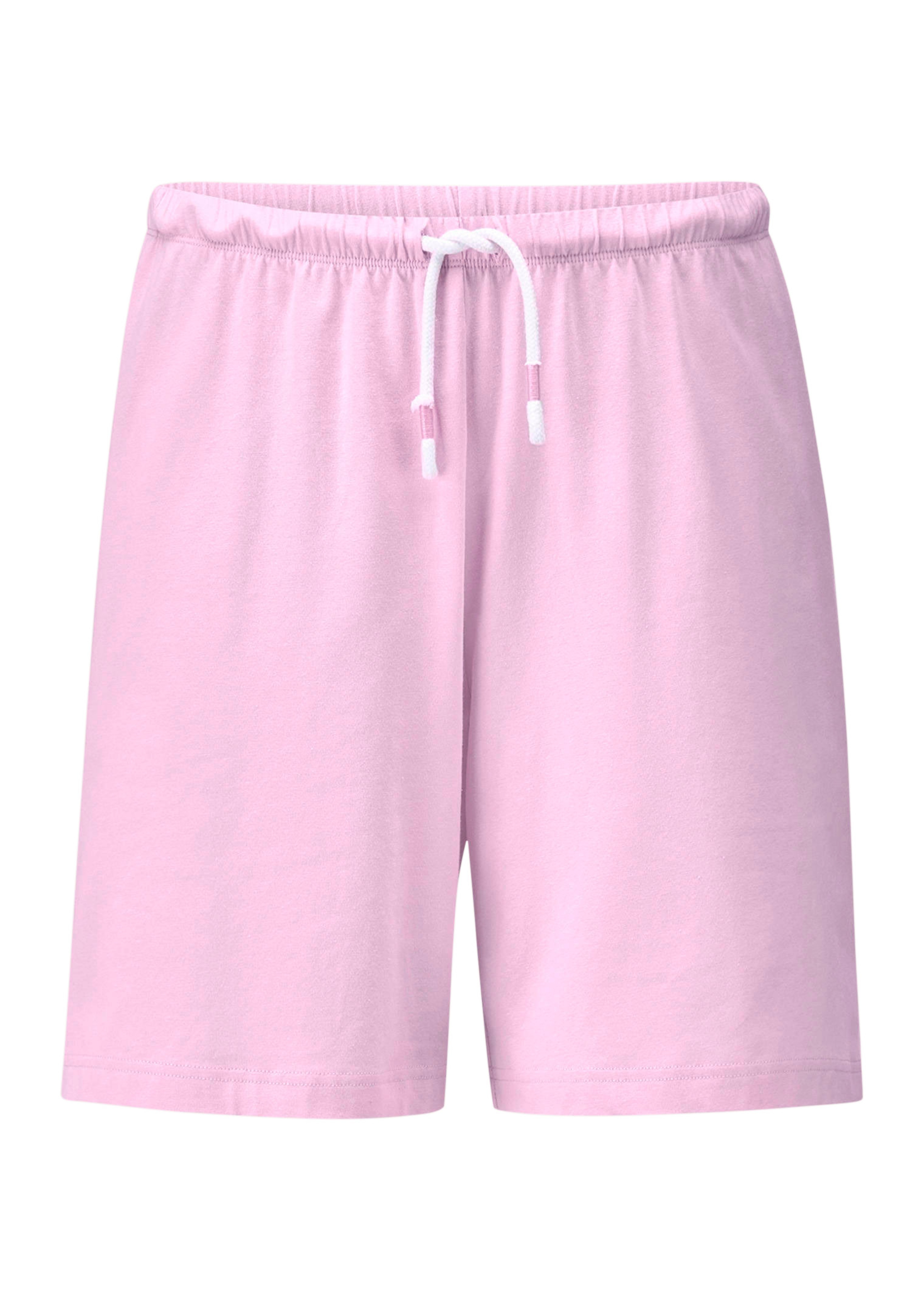 Pyjamashort met elastische tailleband en koord