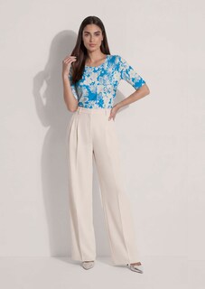 Shirt mit abstraktem Blüten-Print thumbnail 3