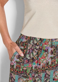 Weite Hose VERA mit Patch-Print thumbnail 5