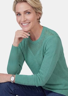 Pflegeleichter Pullover in hochwertiger Rippenstruktur thumbnail 5