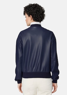 Bomberjacke in cooler Leder-Optik thumbnail 4