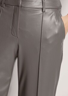 Hose im Leder-Look mit Biesen thumbnail 6