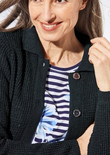 Strickjacke mit Polokragen thumbnail 5