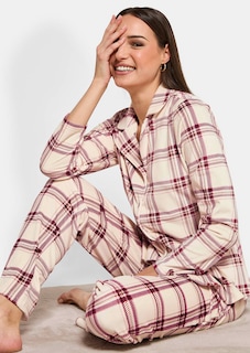 Pyjama en flanelle à carreaux thumbnail 4