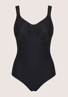 Shaping bodysuit with built-in non-wired bra thumbnail 5