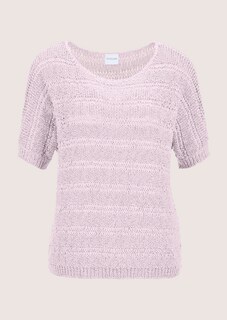 Ribbon-yarn jumper with sheen effect thumbnail 7