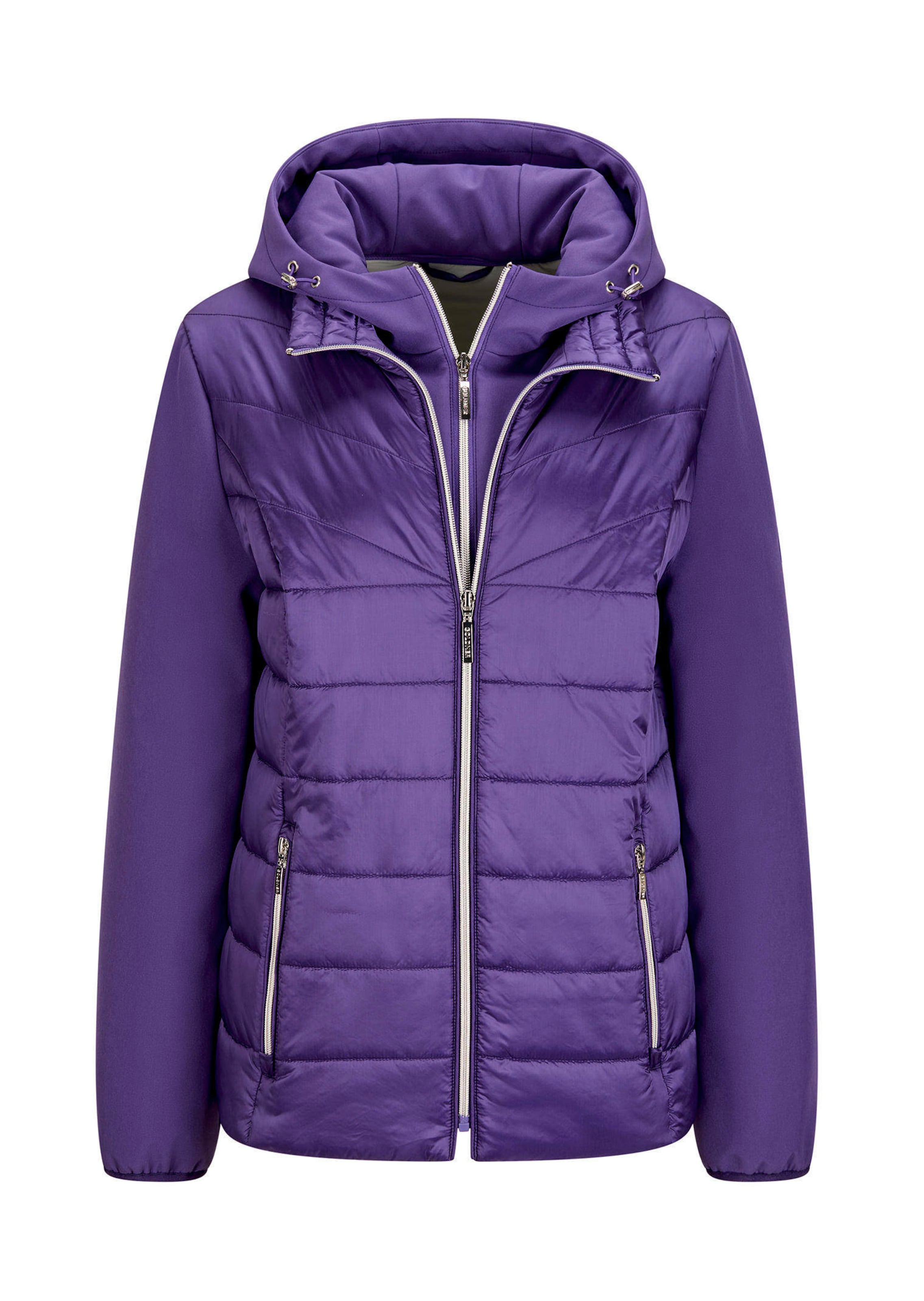 Steppjacke mit Ärmeln aus Softshell