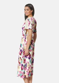 Nachtkleid mit Spitze und Blütenprint thumbnail 5