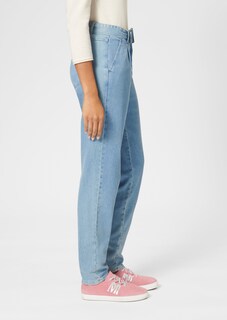 Worteljeans met bandplooien thumbnail 5