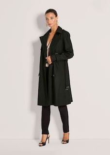Trenchcoat mit einseitigem Kollar thumbnail 2