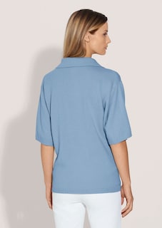 Polo-Pullover aus Schurwoll-Kaschmir-Mix thumbnail 3