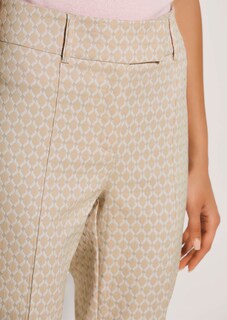 Schlanke Jacquard-Hose thumbnail 6