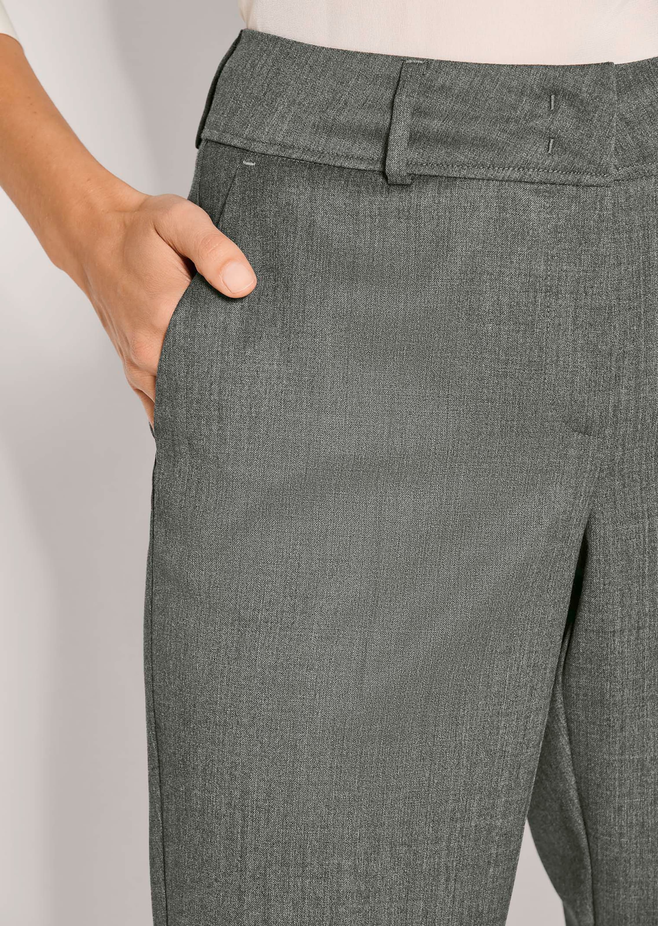 Broek met scheerwol met gestreken vouwen thumbnail 5