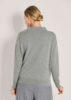 Kaschmir-Pullover mit Stehkragen thumbnail 3