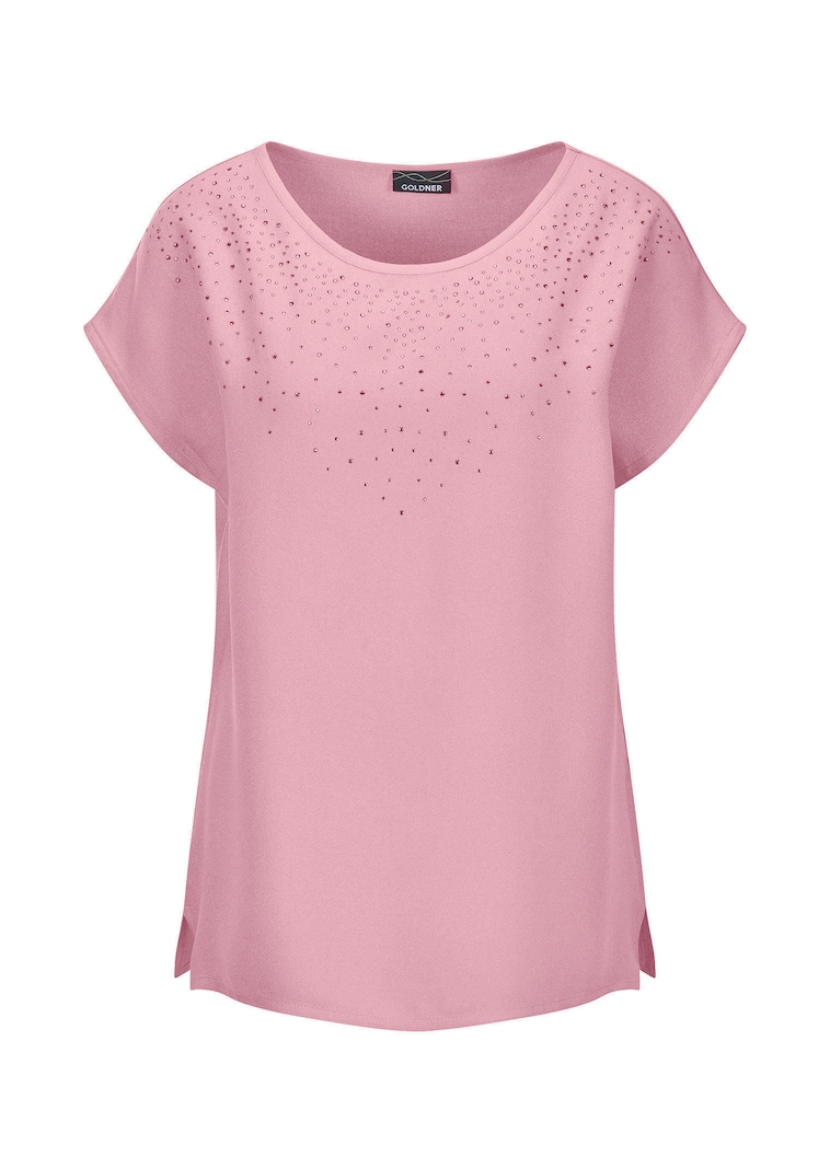 Bluse mit Glitzersteinen