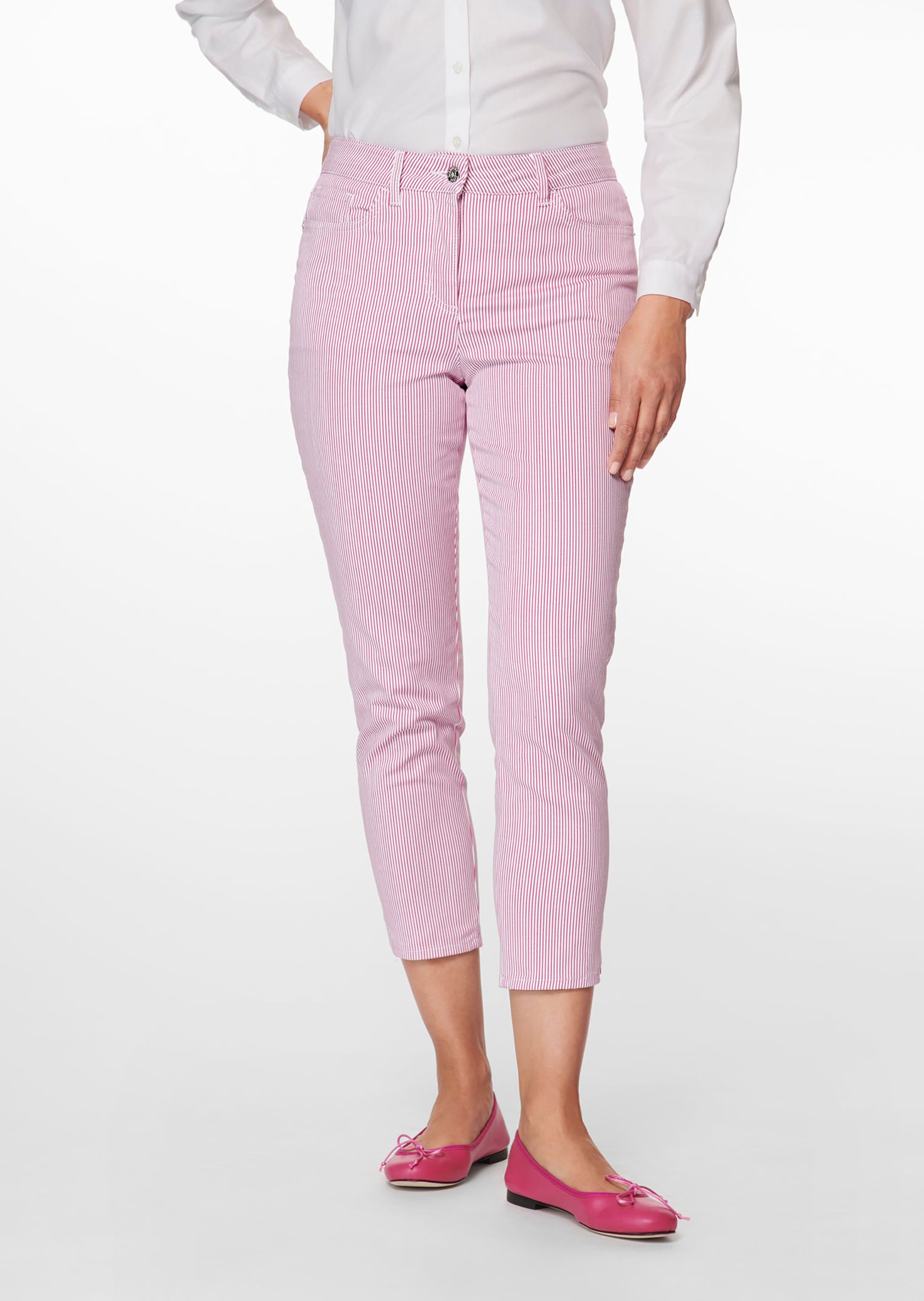 Fein gestreifte Jeans
