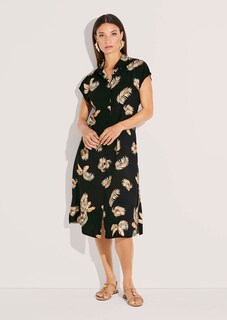 Hemdblusenkleid mit tropischem Print thumbnail 3