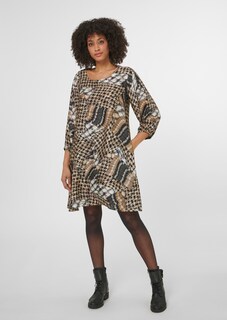 Bedrucktes Kleid in modischer A-Linie thumbnail 3
