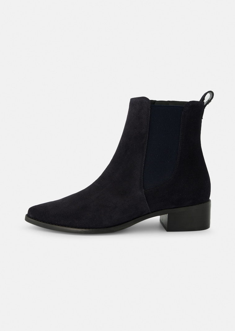 Chelsea-Stiefeletten mit spitzer Kappe
