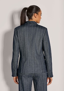 Zweireihiger Blazer in edlem Muster-Mix thumbnail 4