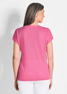 Shirt aus luftigem Viskosejersey thumbnail 3
