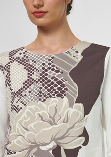 Sweatshirt mit abstraktem Print thumbnail 6