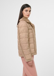 Steppjacke im Bikerstyle mit Webpelz-Akzenten thumbnail 5