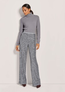 Palazzo trousers with sequins thumbnail 3