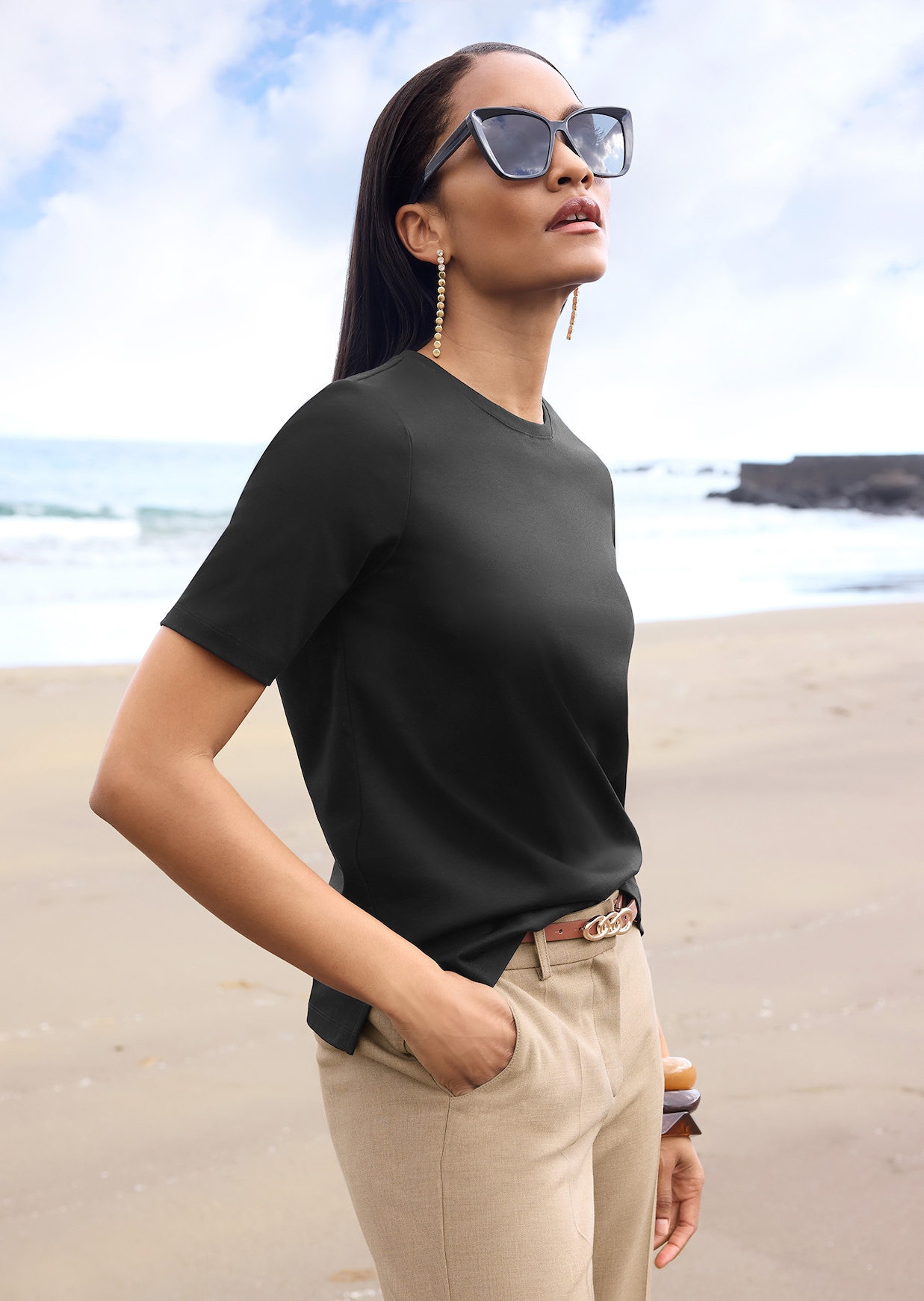 Katoenen shirt in comfort-fit
