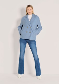 Zweireihiger Schurwoll-Blazer thumbnail 3