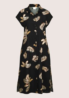 Hemdblusenkleid mit tropischem Print thumbnail 7